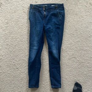 Anthropologie Pilcro and the letterpress high rise skinny jeans size 28